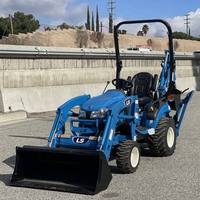 TRACTOR LS MT125 HST CON CARGADOR Y RETROEXCAVADORA EN VENTA