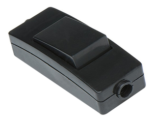 Interruttore di ingresso unipolare grande nero 250V 2A (Famatel 4402-N) - Product Image 1