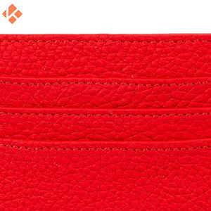 Portefeuille court pour hommes en cuir véritable nouveau style de porte-cartes à logo de couleur personnalisée pour cartes de crédit - Product Image 6
