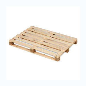 Palette en bois de 1100x900mm avec base à trois coureurs et terrasse ouverte pour la ventilation et le drainage - Product Image 1