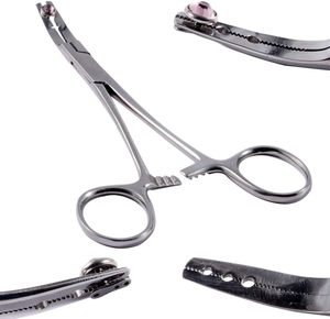 Cosmin Triangle ouverture pince à épiler outil en acier inoxydable corps Piercing pince pour oreille nez langue bijoux pince - Product Image 1