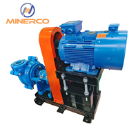 Pompe centrifuge à boue horizontale Minerco Chine haute pression 6/4D-MH pour traitement minier, connexion à bride, style français