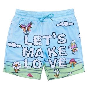 Pantalones Cortos Deportivos de Malla con Estampado de Moda de Verano para Hombre, Pantalones Cortos con Cintura Elástica, Pantalones Cortos de Malla de Verano - Product Image 1