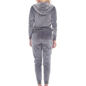 Mejor servicio OEM de alta calidad logotipo personalizado impreso invierno señoras Jogger 2 piezas Fitness ropa 100% algodón a prueba de viento transpirable - Product Image 2