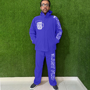 Conjunto de 2 Piezas con Capucha, Ligero, de Algodón 100%, de Primera Calidad, Unisex, Ropa Deportiva de Invierno con Logotipo Estampado, Tallas Grandes - Product Image 1