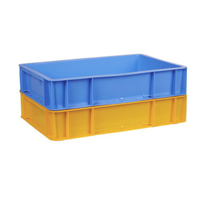 Cajón de plástico apilable duradero 5016 sin agujero, contenedor de almacenamiento, contenedor impermeable de alta capacidad, hogar D50xR33.5xC10 (cm) - Product Image 6