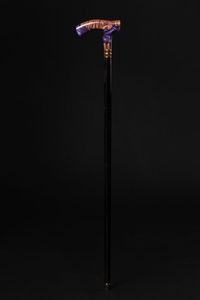 BASTÓN DE RESINA DE MADERA ANTIDESLIZANTE CÓMODO CAMINAR con mango fuerte de múltiples formas para rehabilitación de personas mayores - Product Image 6