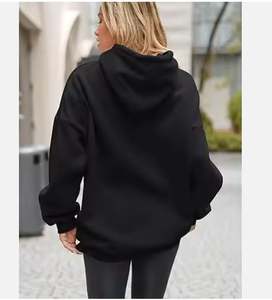 Vente en gros Sweat à capuche surdimensionné personnalisé unisexe pour femmes en coton de haute qualité conçu pour les vêtements grande taille - Product Image 4