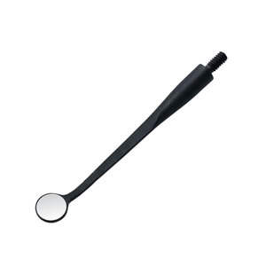 Miroir buccal microscopique rond en gros, ultra-fin HD 0,7 mm, finition noire mate, pour inspection orale, recharge endodontique, remplacement revêtu - Product Image 6