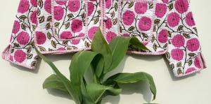 Chaqueta acolchada hecha a mano con estampado floral, reversible, para mujer, de algodón, para invierno, para todas las estaciones. - Product Image 5