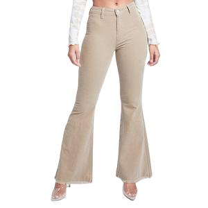 Nouveauté Vente Chaude Jeans Femme Écologiques Pantalon Évasé Coton de Haute Qualité Fabriqué Style Unique Tendance Jeans Femme Pantalon - Product Image 1