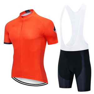 Uniforme de cyclisme pour homme, ensemble de pantalons en Jersey respirant et confortable à séchage rapide, vêtements de printemps pour dames - Product Image 3