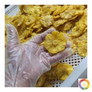 Anneaux d'ananas séchés Snack sucré naturel Fruit tropical pour l'exportation Emballage en vrac Tranches d'ananas séchés doux Snack moelleux - Product Image 2