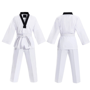 Nouveau style de kits de karaté personnalisés fabriqués au Pakistan offre spéciale vêtements d'arts martiaux en coton uniformes de taekwondo disponibles OEM - Product Image 1