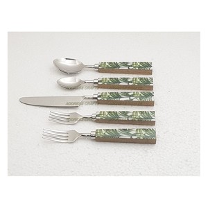 Affordable Price Stainless Steel Flatware Cutlery Set Stone and Resin Handle Decorative Tabletop Home Hotel Restaurants Use - Product Image 6