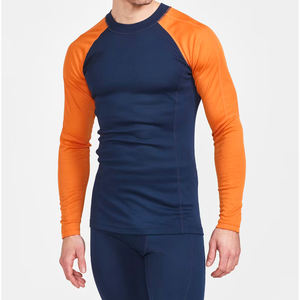 Ensemble de couches de base pour hommes Gym Slim Fit Training & Jogging Wear Ensemble de couches de base Leggings et chemises de compression à taille élastique personnalisés - Product Image 2