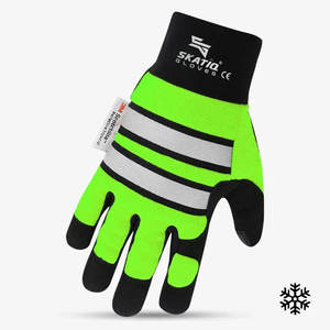 Guantes DE SEGURIDAD reflectantes forrados originales de Skatiq para Mecánica de construcción, con forro de - Product Image 6