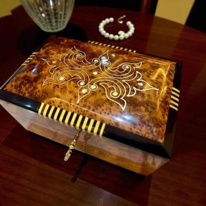 Artesanía de Madera de Tuya Marroquí de Lujo, Hecha a Mano, Raíz de Tuya Natural, Decoración Tradicional Marroquí para el Hogar, Regalo - Product Image 1