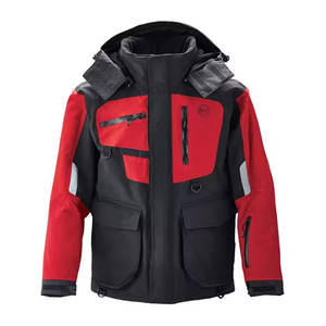 Veste de pêche à capuche d'hiver de style rue OEM pour hommes, respirante, confortable, polyester/coton, lettre grande taille personnalisable - Product Image 1