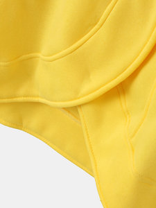 Haute qualité longue longueur couleur unie poche zippée décontracté confortable élégant sweats à capuche pour femmes - Product Image 6