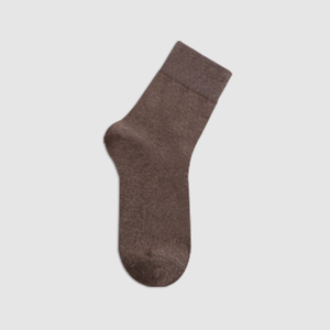 Calcetines de Vestir de Algodón de Punto Transpirable para Mujer - Calcetines Coreanos Lisos Casuales para Uso Diario - WC021 # 1~5 - Product Image 5