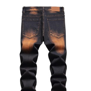 OEM & ODM Service Heavyweight Breathable Straight Man Jean <b>Pants</b> Handmade Stylish Pockets Men Denim <b>Pants</b> - Product Image 3