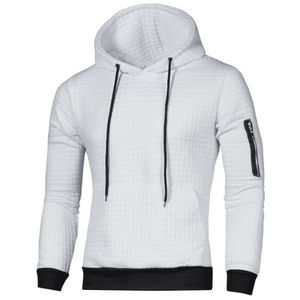 Sweat-shirts d'hiver pour hommes à manches longues, respirants, 100% coton, avec broderie, design thermique de haute qualité - Product Image 1