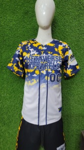 New Design Breathable Baseball Softball Uniform <b>Sets</b> Custom Colors Team Names Quick Dry Anti-Bacterial Unisex Adult Sportswear - Product Image 4