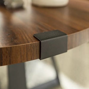 โต๊ะกาแฟไม้มะม่วงแข็งแบบยืดได้สไตล์อุตสาหกรรมทันสมัยผิววอลนัทสีเข้มสำหรับเฟอร์นิเจอร์ห้องนั่งเล่นในบ้าน - Product Image 4