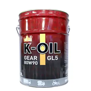 Óleo de transmissão K-OIL VIETNÃ GL-5 80W90 longa vida útil e baixo preço Aplicação caminhão pesado fabricante do Vietnã