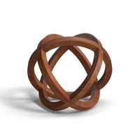 Chaînes en bois sculptées à la main, écologiques, design Art Déco, décoration extérieure, marque ArtisanVibe, prix de gros