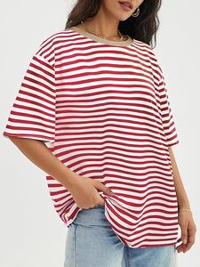 Mode personnalisé femme t-shirts tissu Modal plaine été col rond t-shirt surdimensionné Scoop bas Sport décontracté Modal t-shirt femmes - Product Image 2