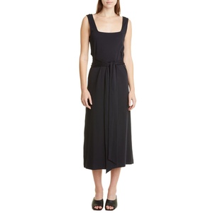 Abito Midi da Donna Vince con Scollo Quadrato, Taglia XX-Small, Stile Costiero con Cintura, Traspirante e Confortevole, Tinta Unita, Taglia XL, Ideale per Feste Primaverili - Product Image 1