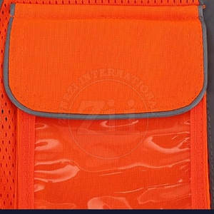 Chaleco de Seguridad Reflectante de Alta Visibilidad con Cuello en V, para Uso en Exteriores, Tallas Grandes, MOQ Bajo, ANSI Clase 1, Impermeable, con Luz LED Intermitente, Logotipo OEM - Product Image 4