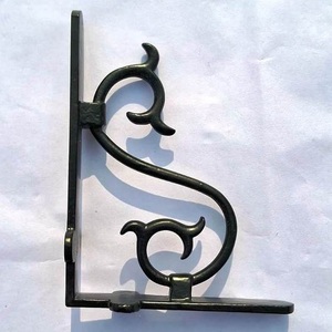 Heavy Duty DIY Open Shelving Black Iron Metal <b>Scaffold</b> Floating Wall <b>Bracket</b> Honeycomb Shelf <b>Bracket</b> Triangle <b>Bracket</b> Hardware - Product Image 3