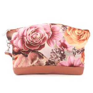 กระเป๋าพิมพ์ลายดอกไม้สำหรับผู้หญิง - สีน้ำตาลอ่อน - Product Image 2