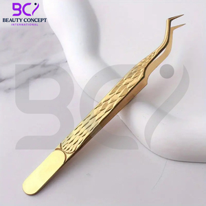 Pince à épiler haute précision pour extension de cils, outil de greffage antidérapant pour cils naturels faisant des outils de beauté de Volume - Product Image 5