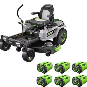 ใช้ได้กับมอเตอร์ไร้แปรงถ่าน 48 โวลต์ ขนาด 54 นิ้ว เครื่องตัดหญ้าแบบนั่งขับไฟฟ้า แบตเตอรี่ 115 แอมป์ชั่วโมง แบบ Zero Turn - Product Image 1