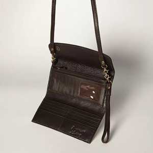 Fabricant de sac à bandoulière occidental usiné à fleurs Vintage de haute qualité Sac à bracelets en cuir véritable de grande capacité pour femmes - Product Image 4