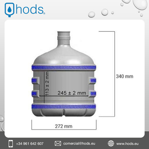 Fabricado en PET y completamente libre de BPA 12 litros de capacidad de plástico 5 galones PET botella de agua potable - Product Image 6