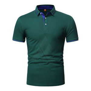 100% algodón para hombre para camisa de tela polar de manga corta de alta calidad de secado rápido y cómodo con patrón sólido - Product Image 1