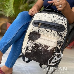 ใหม่กระเป๋าเป้สะพายหลังหนังทำด้วยมือแท้หนังวัวแท้ย้อนยุคหนังวัวแท้สไตล์วินเทจใช้ได้ทั้งชายและหญิงกระเป๋าใส่แล็ปท็อปทำงานลำลอง - Product Image 1