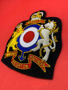 Badges de lingots brodés à la main en tissu sergé de haute qualité Badge de broderie de fil de conception unique vêtements à très bas prix - Product Image 5