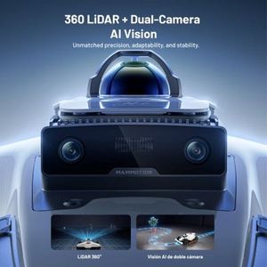 หุ่นยนต์ตัดหญ้า LUBA 3 AWD 1500H คุณภาพสูงสุด พร้อมโรงเก็บ ขนาด 0.37 เอเคอร์, 360 °   LiDAR+กล้องคู่ AI Vision, รองรับความลาดชัน 80%, 2.2-4.0 นิ้ว Cu - Product Image 3