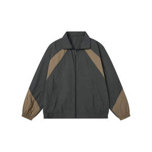 Veste coupe-vent d'extérieur pour hommes de marque personnalisée veste coupe-vent légère à capuche en tissu écologique imperméable pour l'hiver - Product Image 6