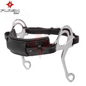 Hackamore Bit de haute qualité en acier inoxydable avec culotte de rembourrage souple Dutch Gag Bit German Silver Bit Horses Better - Product Image 2