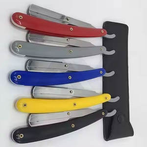 Hot Sales Professional Barber Shaving <b>Straight</b> Razor Blade Single Blade Stainless Steel Hair Cutting Razor Knife Salon Home Use - Product Image 2