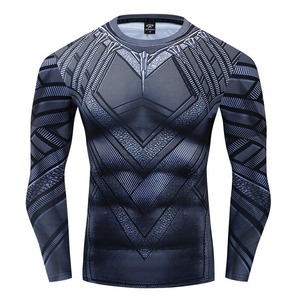 Sublimación al por mayor Rash Guards Quick-Dry Anti-Odor No Minimum MOQ para MMA & Surf - Product Image 6