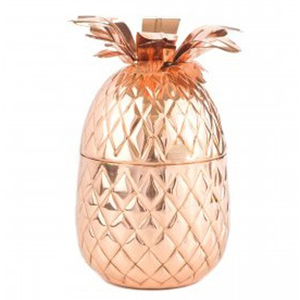 Design élégant en acier inoxydable ananas 500ml verre à cocktail à l'intérieur du gobelet à cocktail en métal pour bar restaurant - Product Image 1