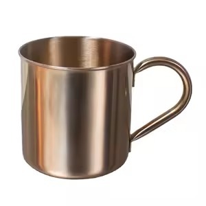 Taza de cobre vintage artesanal con superficie martillada que aporta sofisticación clásica y toque artístico a las bebidas - Product Image 6